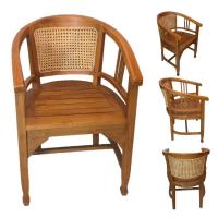 Karossz&eacute;k teakfa &eacute;s rattan
